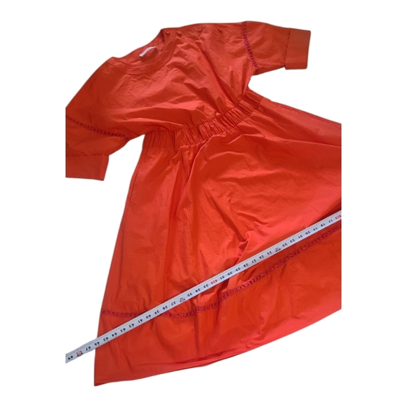 PHILOSOPHY  di Lorenzo Serafini Orange Dolman Sleeve Midi Dress - Picture 9 of 13